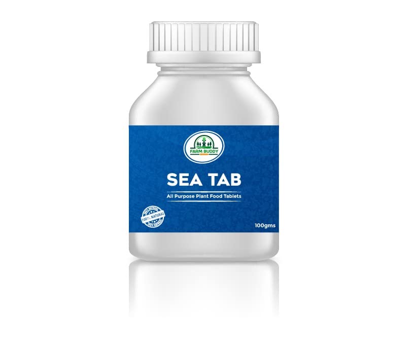 FARM BUDDY SEATAB Complete Plant Food- For Healthy Green Plants | Plant Food Tablets For Vegetable,Flowering,Indoor & Outdoor Plants | Seaweed Based Tablets (B0C555W7DT) Amazon Price History, Amazon Price Tracker