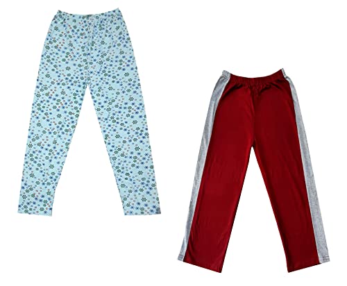 Image of indi weaves Boys and Girls Cotton Solid and Printed Pyjama /Pant /Trackpants