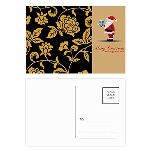 Cartes postales Père Noël style chinois lot de 20 illustrations art traditionnel Asie