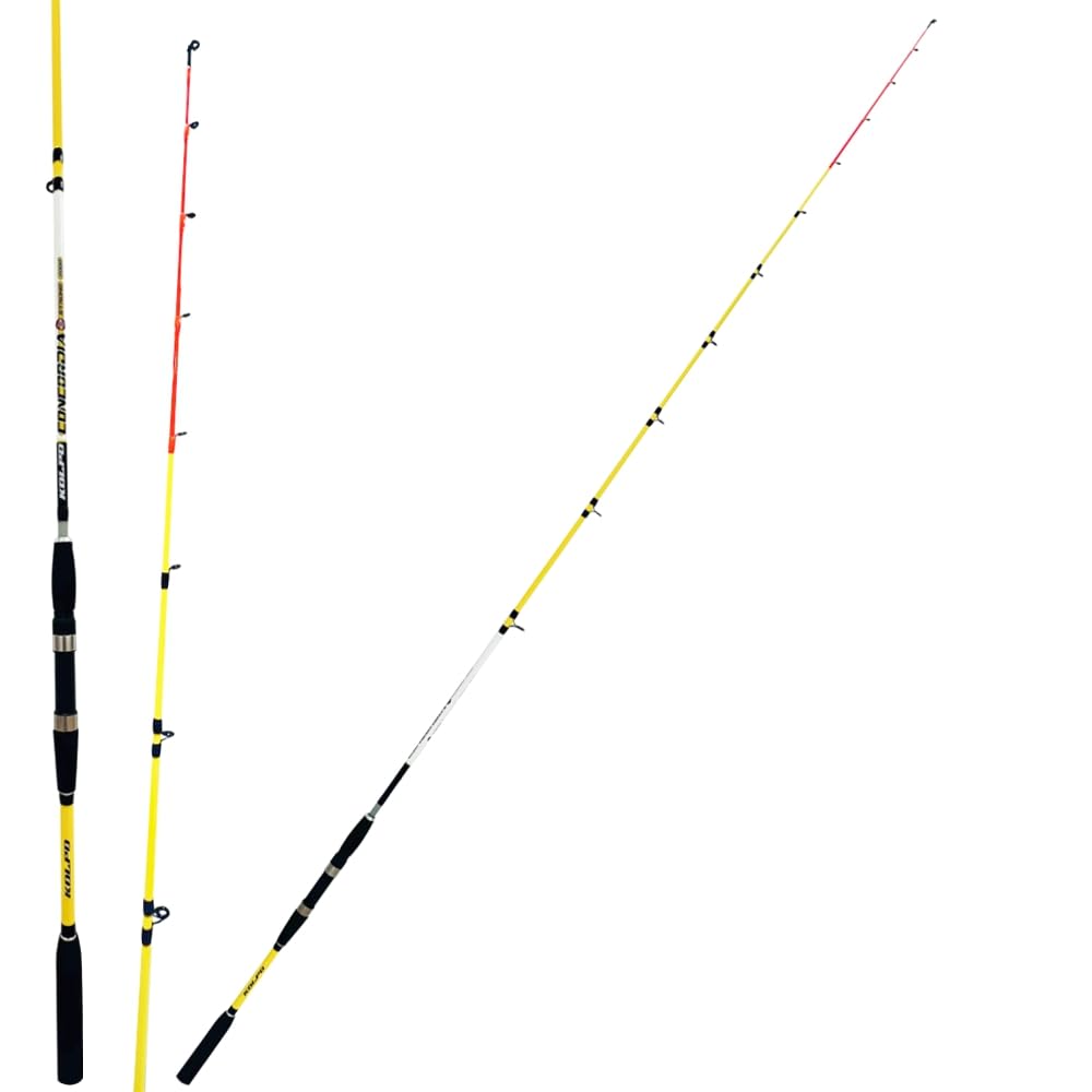 Kolpo Concordia 2 Edition Canna per la pesca dalla Barca 200 gr 1.8 mt 2 sezioni - Canne da Barca bolentino light vertical Jig cabura inchiku