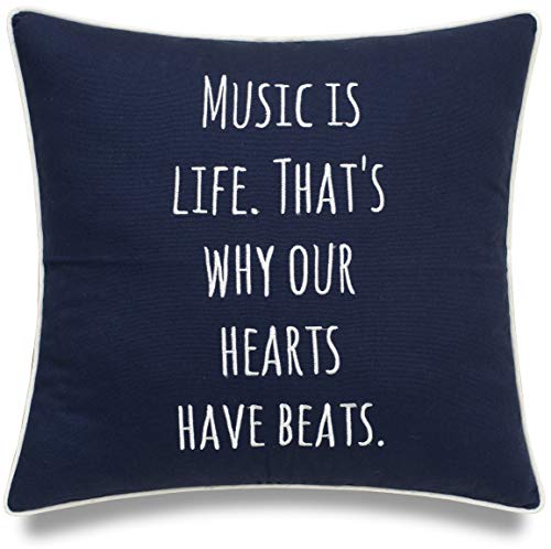 Decorative Music Throw Pillow