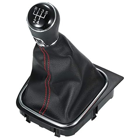 Carrfan Cap Cover Cap Lever Gear Knob 5 Speed Gear Knob for VW Golf 5 6 110mm Hole Diameter 1 Cover