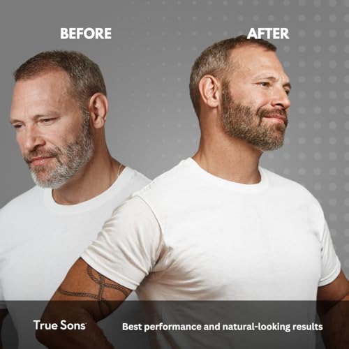True Sons XTSTB Hair Dye Foam For Men - Natural Look - Effortless, Multi-Use Dye Kit With Instant Color Booster Applicator, Ammonia-Free Formula For Sensitive Skin, Simpler Hair And Beard Dye thumb #3