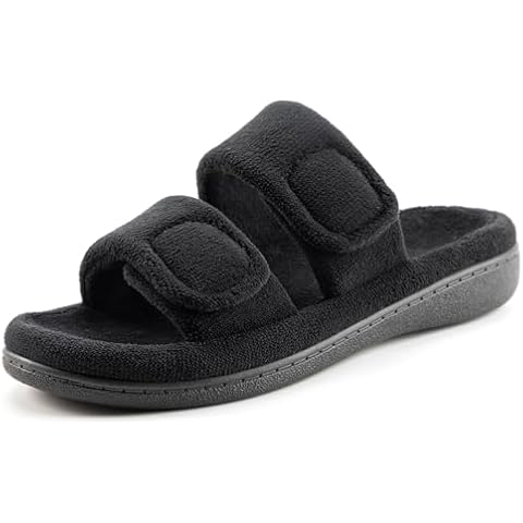 RockDove Women's Adjustable Arch Support Slippers Cover