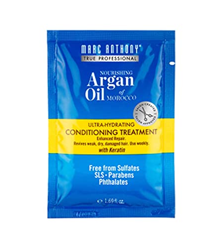 Marc Anthony Oil of Morocco, Argan Oil, Deep Hydrating Conditioning Treatment, 1.69 oz each (Pack of 4)