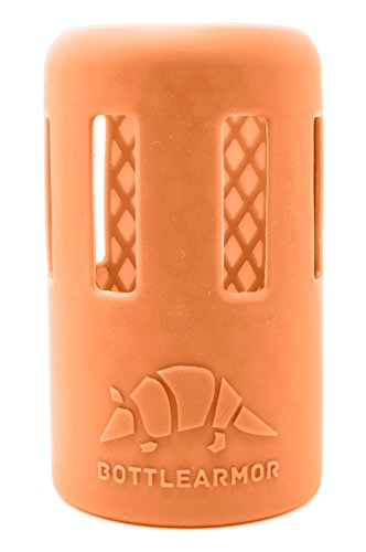 BottleArmor Protective Silicone Sleeve for Hydro Flask Water Bottles with DropShield Technology (Melon, 12 oz)