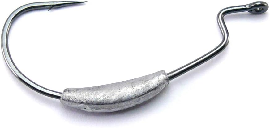 AT PRODUCTSWeighted worm hook Size 2/0 (3g) x 5 Ultra Sharp, Extra strong
