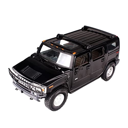 1 18 Apto para Hummer H2 2003 Coche Todoterreno Simulación Coche En Miniatura Aleación Colección Decoración Artesanal No Control Remoto Modelos(A)