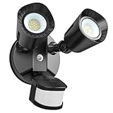 Dual-Head 24W LED Security Lights Motion Sensor...