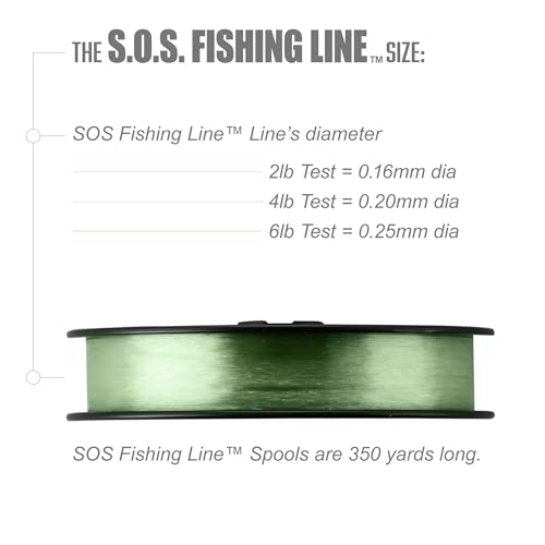 ZNITRO Leland\'s Lures Trout Magnet S.O.S. Fishing Line, Fishing Equipment and Accesories, 350 yd, 6 lb Test, (87313)