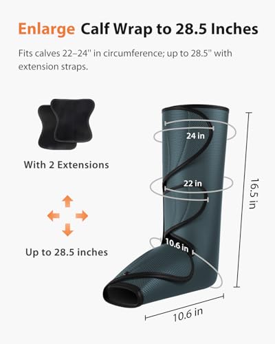 CINCOM Leg Massager with Heat and Air Compression FSA HSA - image 4
