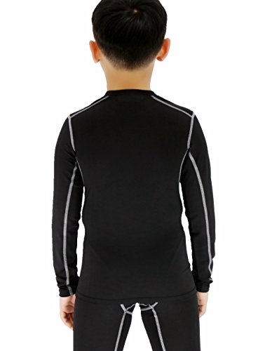 LANBAOSI Boys&Girls Long Sleeve Compression Soccer Practice T-Shirt4