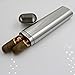 CNFLASK Stainless Steel Cigar Case Cigar Tube Pocket Cigar Holder (Brush Finish)