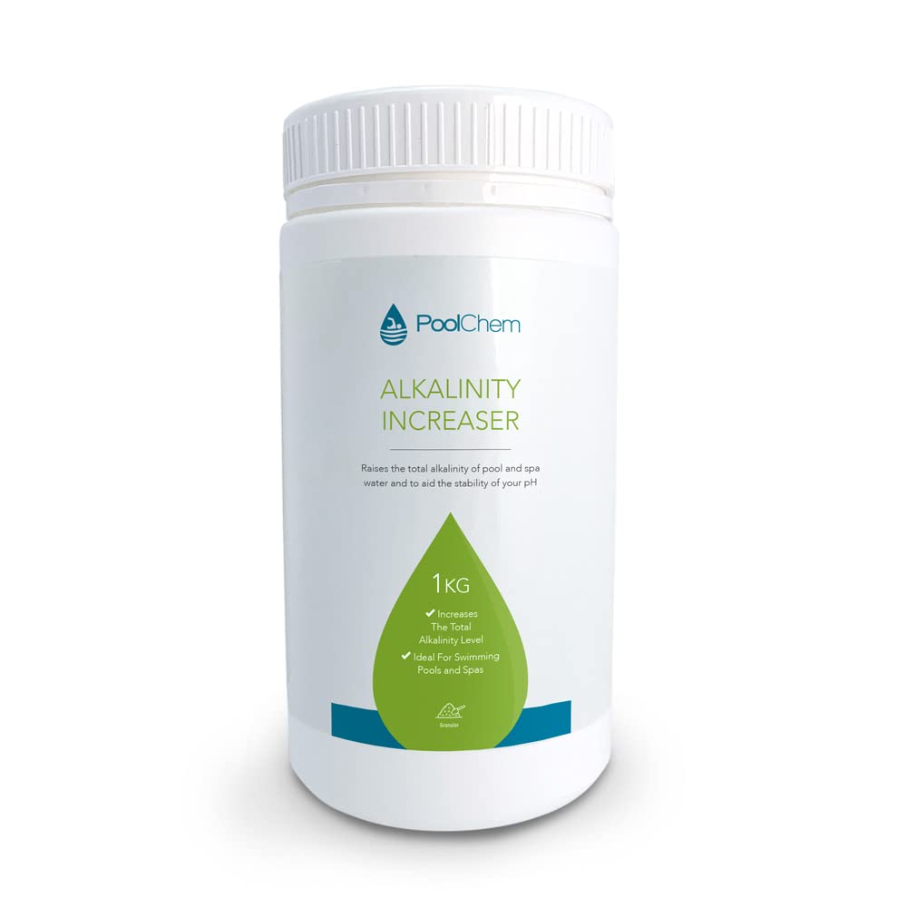 PoolChem - Total Alkalinity Increaser 1kg, TA Raiser for increasing the Total Alkalinity levels in your Spa, Hot Tub or Pool