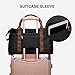 Sport Travel Duffle Bag Large Gym Tote Bag for Women, Weekender Bag Carry on Bag for Airplane, Ladies Beach Overnight Luggage Bag with Wet Pocket Black Large
