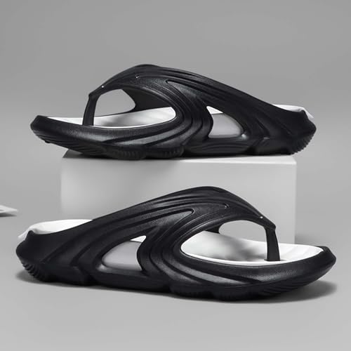 Summer couple's thick bottom EVA flip flops with a poop like feel, beach shoes, slippers2