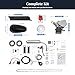 JJIESHENG 100cc Bicycle Engine Kit, 2 Stroke Motorized Bike Kit 36 Teeth Gas Bike Motor Gasoline Bicycle Motor Engine Kit for 26