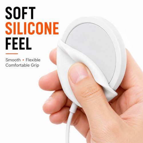 Image of Mizi 2Pack Silicone Slim Case for Apple Mag-Safe Charger Pad - Soft Protective Anti-Scratch Dust Resistant Shockproof Cover - White