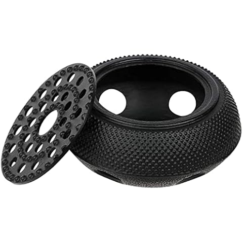 AMATHINGS hochwertiges Tee Stövchen - Stövchen Set aus Gusseisen in edlem Schwarz Cover