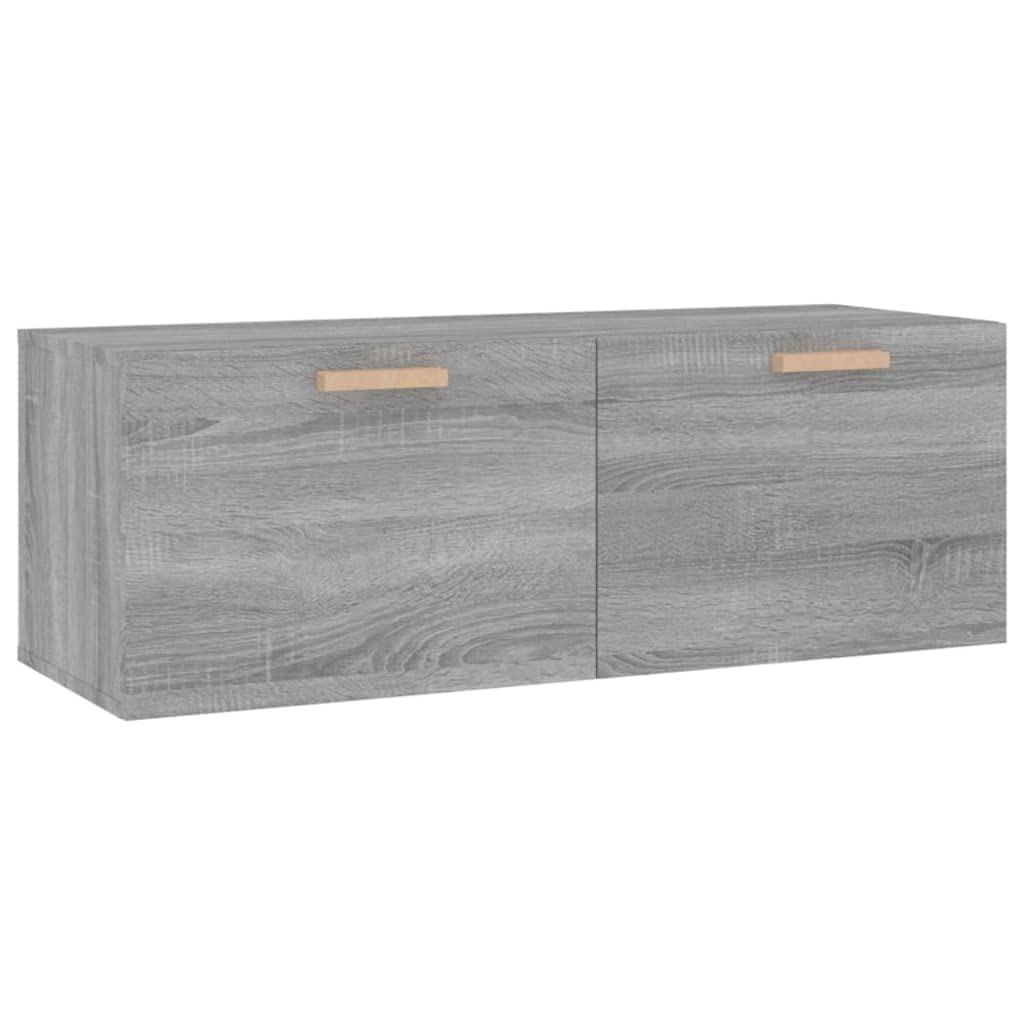 vidaXL Armoire Murale Sonoma Gris 100x36,5x35 cm Bois d'ingénierie