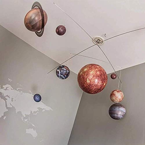 Planets Mobile - Hanging Solar System Mobile, Authentic Models