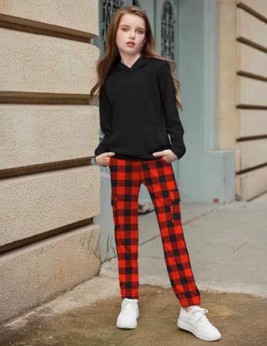 Image of Arshiner 2 Pieces Girls Outfits Fall Sweatsuits Sweatshirts and Sweatpants
