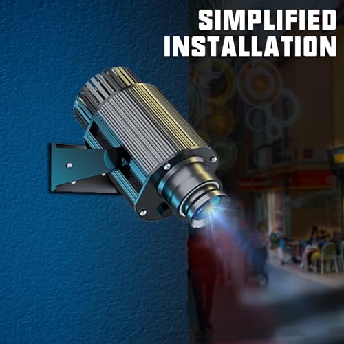 YYD Custom Logo GOBO Projector for Business Outdoor Lights Custom Logo Waterproof Ip67 Led Lens Indoor for Bar Company Store Wedding Event Stage Advertising Restaurant 40W