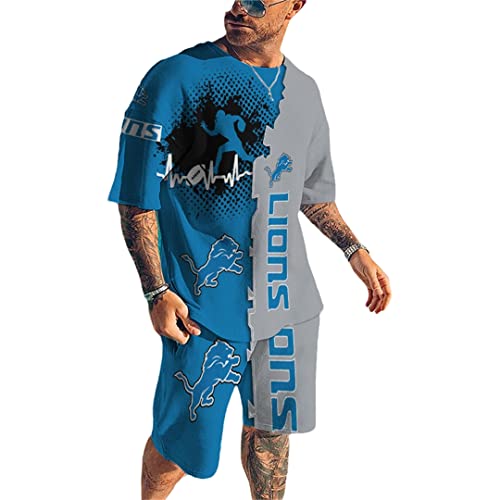 T-shirt et short de fitness pour homme vêtements de sport d'été grande taille