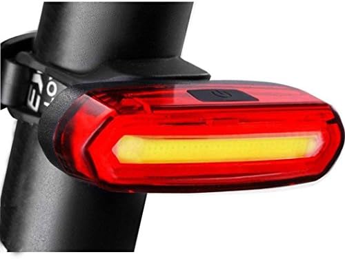 Quaanti 2018 USB Rechargeable Bicycle 6 Modes Light Tail Flash LED Lamp Warning Light Bike Light bisiklet aksesuar Luces Bicicleta (Red)