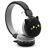 Kids Wireless Headphones, Adjustable Headband, Stereo Sound, 3.5mm Jack, Kids Bluetooth Headphones, Volume Control, Foldable, Build-in Microphone, Over-Ear Headphones for Kids for School Home, Travel