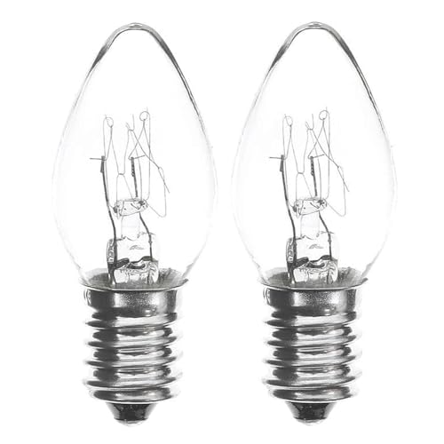 7W Night Light Bulb – Twin Pack – CES E12 Candelabra Edison Screw 240V Replacement Spare Pygmy Bulb for Children / Kids / Babies NightLights [BS 195931]