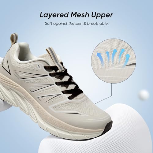 NORTIV 8 Women's Trainers Walking Shoes Running Comfortable Tennis Breathable Non Slip Athletic Gym Workout Cross Sneakers. - Image 5