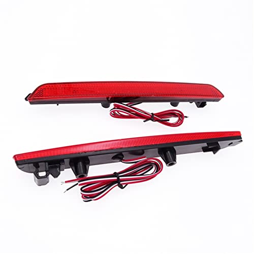 Feux arrière de voiture pour Mazda 3 2004-2009 - Réflecteurs de pare-chocs étanches rouge 2 pièces