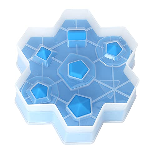 Molde de silicona para cubitos de hielo con 7 formas miniatura 1