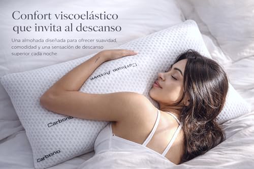 Miniatura 2 de D A Gama Home Collection Almohada Visco Elastica Carbono Con Funda Doble Cara 3d Fresh 90 Cm