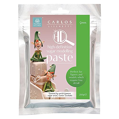 Price comparison product image Squires Kitchen High Definition Sugar Modelling Paste - Green 200 Gram