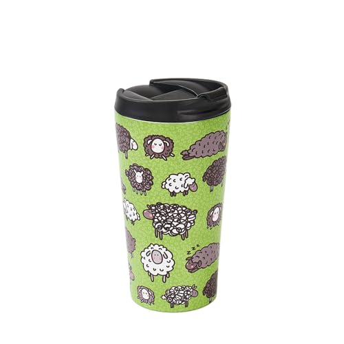 ECO CHIC Tasse à café thermique réutilisable | Tasse de voyage isotherme en acier inoxydable...
