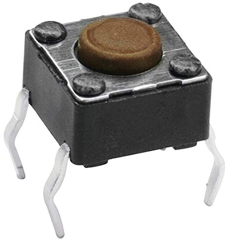 Preisvergleich Produktbild Miniatur-Drucktaster 1x EIN, Knopflänge 1,2 mm