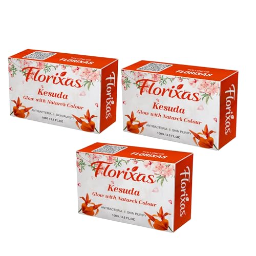 Image of Kesuda Soap 100g Pack of 3 | Herbal Glow Bath Bar Skin Brightening Radiance Natural Cleansing Smooth Soft Fresh Unisex