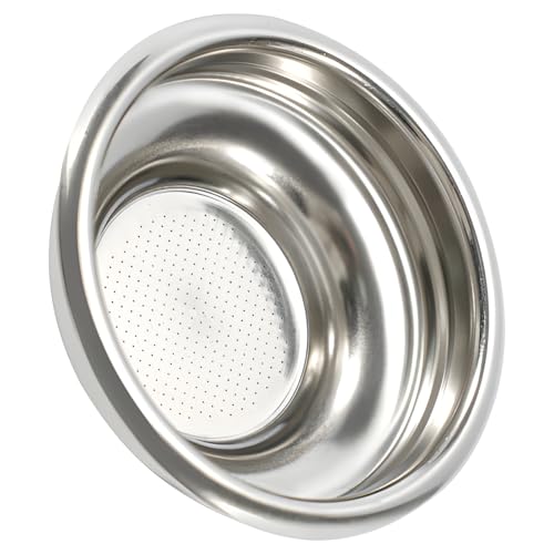 Cesta de Filtro de Café de 54 mm, Filtro Cafe sin Presión de Acero Inoxidable, Compatible con Portafiltro da 54 mm per Macchine da Bar, Accessori per Caffè Espresso, Extracción Precisa