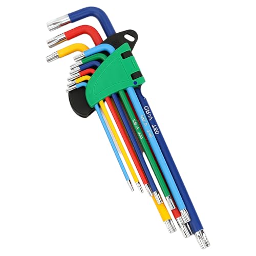 Ekoama Color Coded Spanner Set Antislip Angled Tip Design Multipurpose Hardware Tool Suitable for Home and Workshop Use Unique Corner Design Wrenches