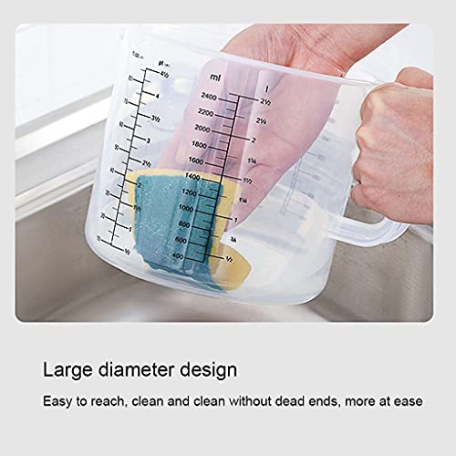 Tazón medidor 2.5 L con tapa plástico transparente miniatura 6