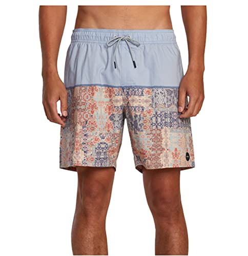 RVCA Mens Elastic Waist Swim Trunk Product Details