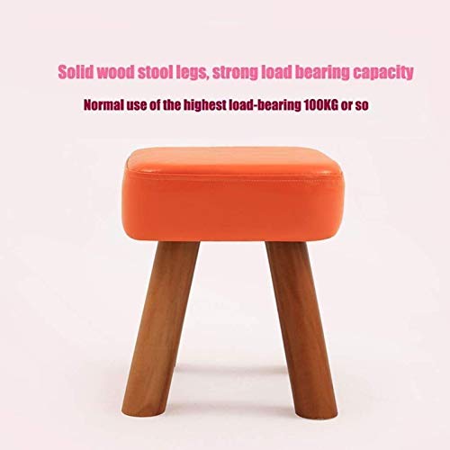 Tabourets de pied lavables et déhoussables avec assise carrée confortable