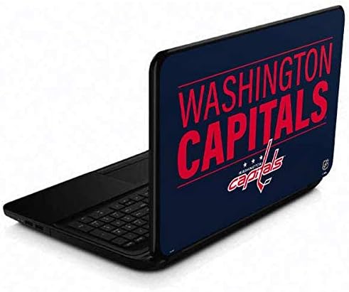 Skinit Decal Laptop Skin Compatible with 15.6 in 15-d038dx - Officially Licensed NHL Washington Capitals Lineup Design