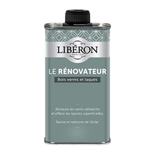 Libéron Nettoyant rénovateur pour bois vernis et laqués, 0,25L
