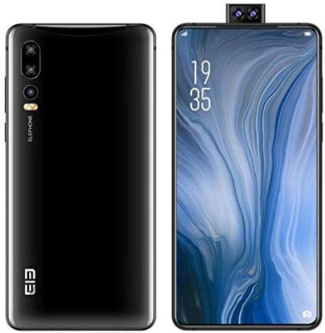 ELEPHONE U2 Android 9.0 Smartphone 4G Unlocked-6.26 inch 6th generation full view screen (ultra narrow frame design), 16MP elevation front camera (pop-up), Helio P70 Octa Core 6GB + 128GB