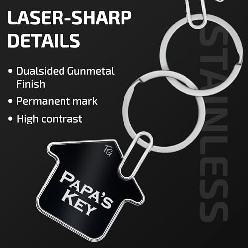 Image of Customized Key Chain for Home - Personalized House Keychain with Name | Unique Key Rings for Home Use | Customised Engraved Keychain Gift for Men & Women