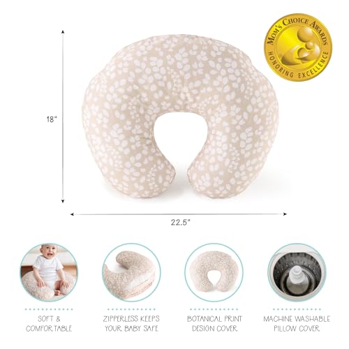 The Peanutshell BEIGE BOTANICAL Nursing Pillow For Breastfeeding thumb #1
