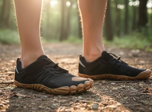 Image of WHITIN Men's Minimalist Trail Runner | Wide Toe Barefoot Box Inspired